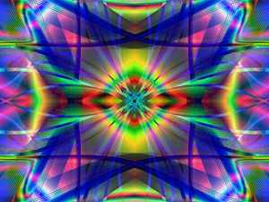 Preview wallpaper fractal, lines, abstraction, colorful
