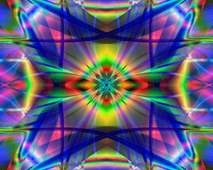 Preview wallpaper fractal, lines, abstraction, colorful