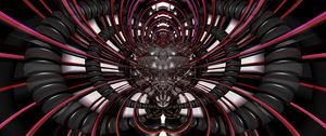 Preview wallpaper fractal, lines, abstraction, black