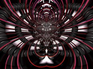Preview wallpaper fractal, lines, abstraction, black