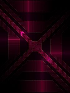 Preview wallpaper fractal, lines, arrows, geometric, pink, glow