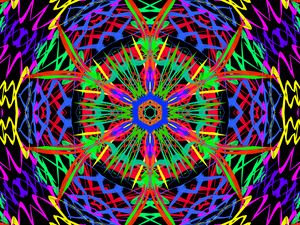 Preview wallpaper fractal, lines, bright, background