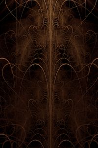 Preview wallpaper fractal, lines, brown, dark, abstraction