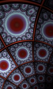 Preview wallpaper fractal, lines, circles, pattern, abstraction