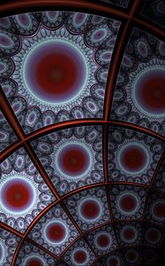 Preview wallpaper fractal, lines, circles, pattern, abstraction