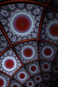 Preview wallpaper fractal, lines, circles, pattern, abstraction