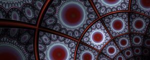 Preview wallpaper fractal, lines, circles, pattern, abstraction