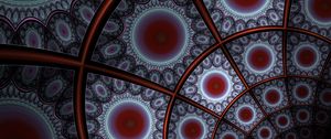 Preview wallpaper fractal, lines, circles, pattern, abstraction