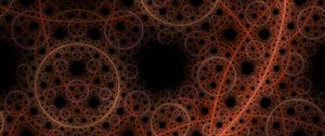 Preview wallpaper fractal, lines, circles, intersection, abstraction