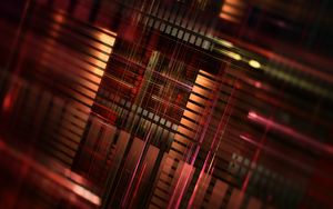 Preview wallpaper fractal, lines, colorful, glow, abstraction