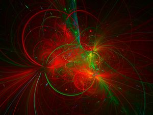 Preview wallpaper fractal, lines, glare, colorful, abstraction