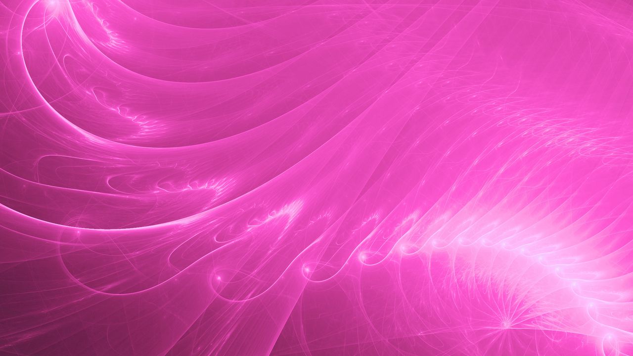 Wallpaper fractal, lines, glow, bright, tangled