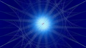 Preview wallpaper fractal, lines, glow, stripes, blue