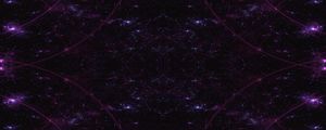 Preview wallpaper fractal, lines, glow, background, purple