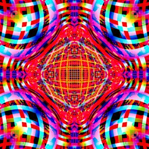 Preview wallpaper fractal, lines, kaleidoscope, colorful, abstraction