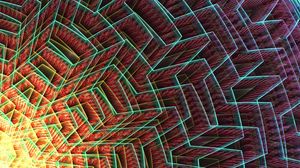 Preview wallpaper fractal, lines, neon, abstraction