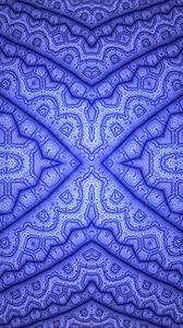 Preview wallpaper fractal, lines, pattern, blue, abstraction