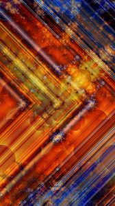 Preview wallpaper fractal, lines, patterns, abstraction, colorful