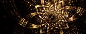 Preview wallpaper fractal, lines, scattering, dark, glow