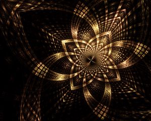 Preview wallpaper fractal, lines, scattering, dark, glow