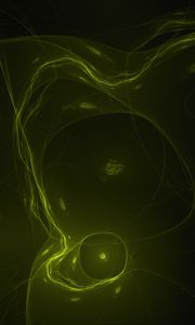 Preview wallpaper fractal, lines, spel, yellow
