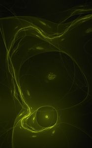 Preview wallpaper fractal, lines, spel, yellow