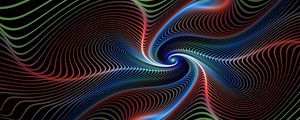 Preview wallpaper fractal, lines, swirling, colorful, vortex