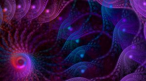 Preview wallpaper fractal, lines, tangled, winding, abstraction