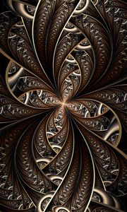 Preview wallpaper fractal, lines, twisted, winding, abstraction