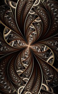 Preview wallpaper fractal, lines, twisted, winding, abstraction