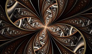 Preview wallpaper fractal, lines, twisted, winding, abstraction