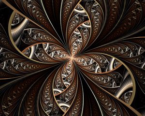 Preview wallpaper fractal, lines, twisted, winding, abstraction