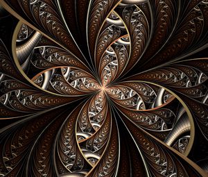 Preview wallpaper fractal, lines, twisted, winding, abstraction