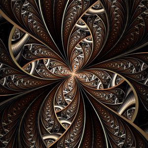 Preview wallpaper fractal, lines, twisted, winding, abstraction