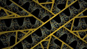 Preview wallpaper fractal, lines, waves, abstraction
