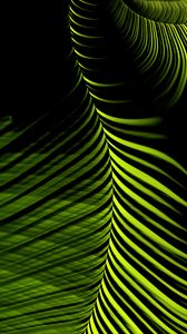 Preview wallpaper fractal, lines, winding, green, abstraction