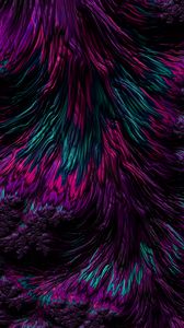 Preview wallpaper fractal, liquid, wavy, purple, abstraction