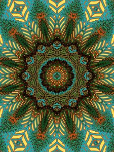 Preview wallpaper fractal, mandala, kaleidoscope, abstraction