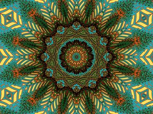 Preview wallpaper fractal, mandala, kaleidoscope, abstraction