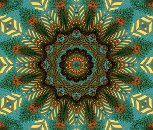 Preview wallpaper fractal, mandala, kaleidoscope, abstraction