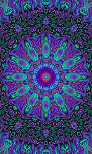 Preview wallpaper fractal, mandala, kaleidoscope, abstraction, background