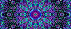 Preview wallpaper fractal, mandala, kaleidoscope, abstraction, background