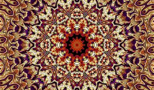 Preview wallpaper fractal, mandala, kaleidoscope, abstraction, pattern