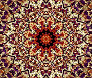 Preview wallpaper fractal, mandala, kaleidoscope, abstraction, pattern