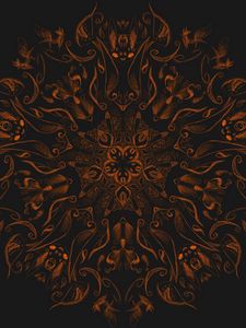 Preview wallpaper fractal, mandala, pattern, abstraction, art