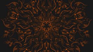 Preview wallpaper fractal, mandala, pattern, abstraction, art