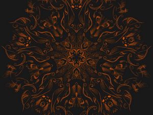 Preview wallpaper fractal, mandala, pattern, abstraction, art