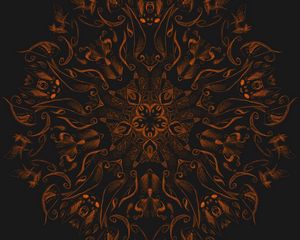 Preview wallpaper fractal, mandala, pattern, abstraction, art