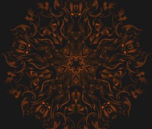 Preview wallpaper fractal, mandala, pattern, abstraction, art