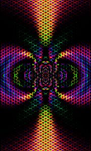 Preview wallpaper fractal, mesh, gradient, colorful, abstraction